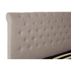 Light Grey Ottoman Double Bed | Orlando