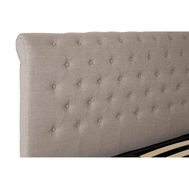 Light Grey Ottoman Double Bed | Orlando