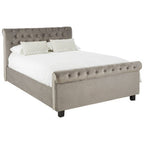 Grey Ottoman King Bed | Orlando