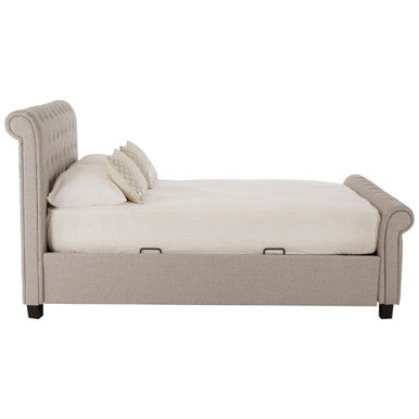 Light Grey Ottoman King Bed | Orlando