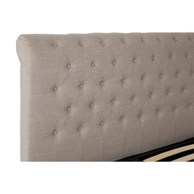 Light Grey Ottoman King Bed | Orlando