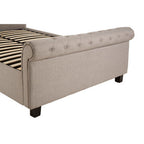 Light Grey Ottoman King Bed | Orlando