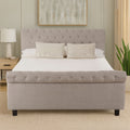 Light Grey Ottoman King Bed | Orlando
