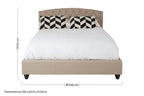 Beige King Bed | Josephine