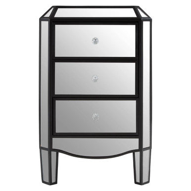 3 Drawer Mirrored Chest | Tiffany