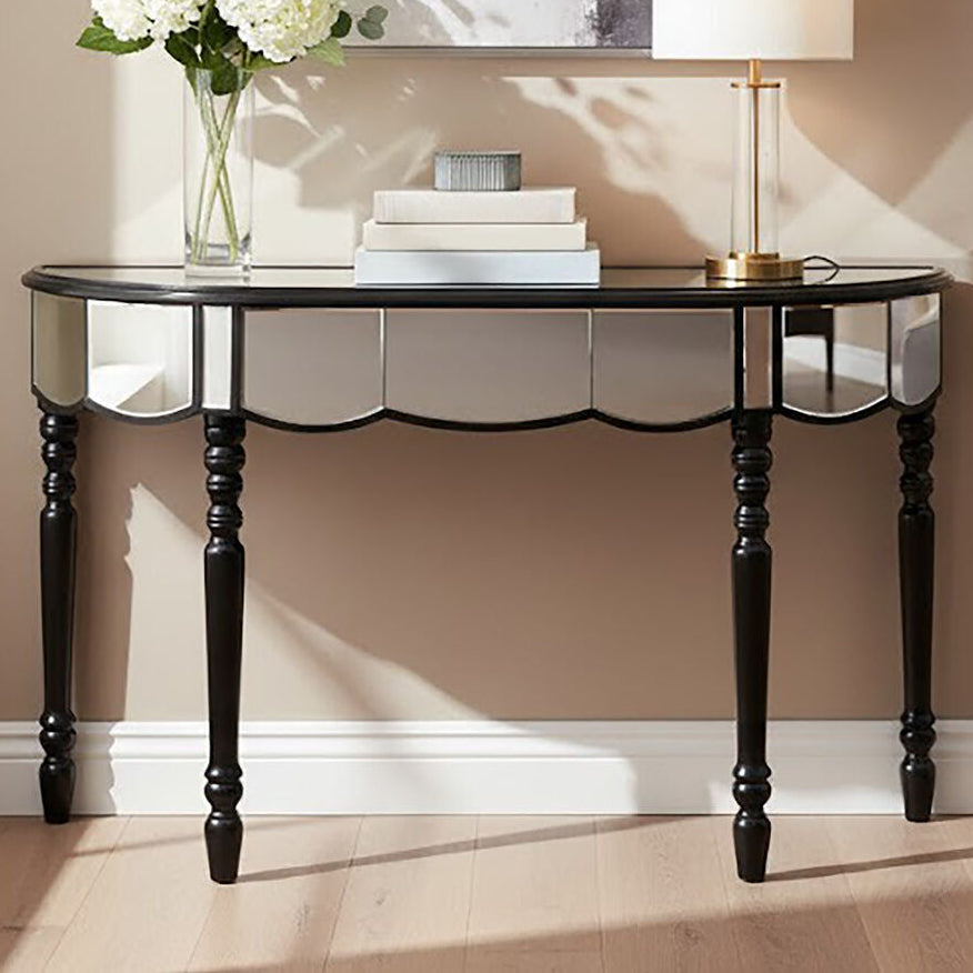 Black Mirrored Console Table | Tiffany
