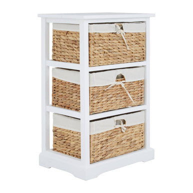 Ashby 3 Seagrass Drawer Chest.