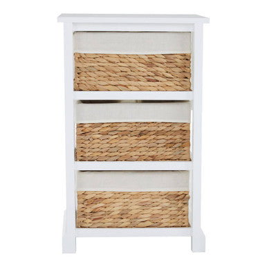 Ashby 3 Seagrass Drawer Chest.