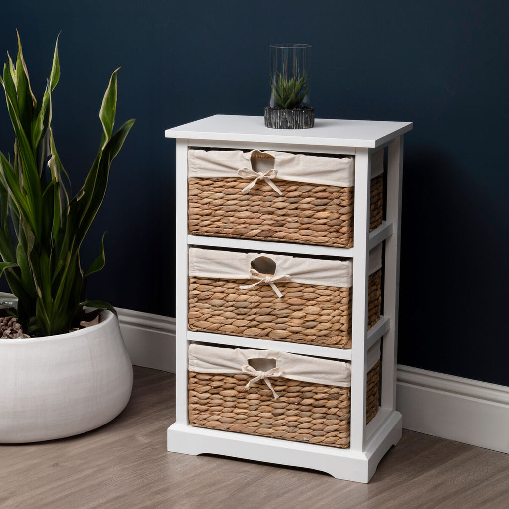 Ashby 3 Seagrass Drawer Chest.