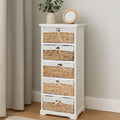 Ashby 5 Seagrass Drawer Chest.
