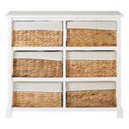 Ashby 6 Seagrass Drawer Chest.