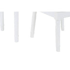 White Children Dressing Table and Stool with Heart-Shaped Mirror, Kids