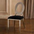 Stackable Silver Frame Dining Chair | Sarita