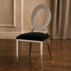 Stackable Silver Frame Dining Chair | Sarita