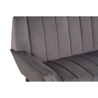 2 Seater Grey Sofa | Savina