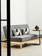 3 Seater Grey Sofa Bed, Stockholm