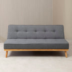 3 Seater Grey Sofa Bed, Stockholm