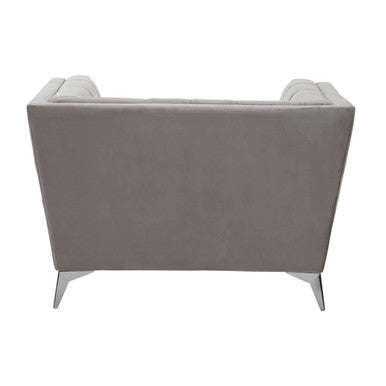 Grey Velvet Chair | Hansa