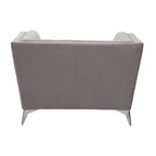 Grey Velvet Chair | Hansa