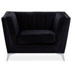 Black Velvet Chair | Hansa