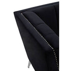 Black Velvet Chair | Hansa