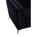 Black Velvet Chair | Hansa
