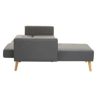 Grey Linen Corner Sofas Bed Hagen | Hansa