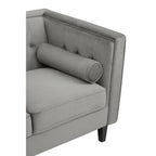 3 Seater Grey Velvet Sofa | Helia