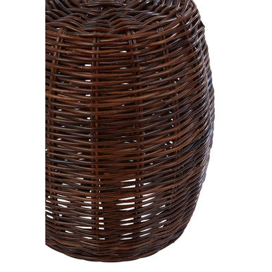 Natural Croco Rattan Stool | Maka