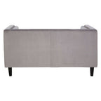 2 Seater Grey Velvet Sofa | Felisa
