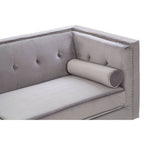 3 Seater Grey Velvet Sofa | Felisa