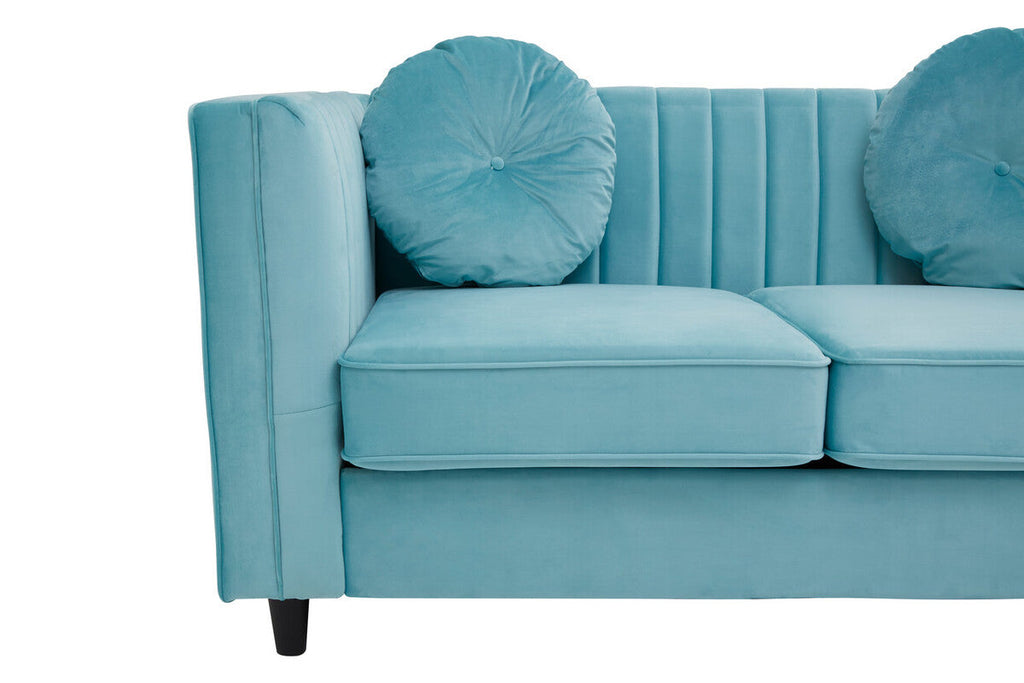 2 Seater Green Velvet Sofa | Farah