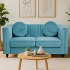 2 Seater Green Velvet Sofa | Farah