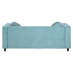 3 Seater Pastel Green Velvet Sofa | Farah