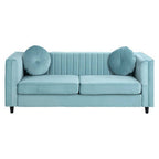 3 Seater Pastel Green Velvet Sofa | Farah