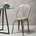 Champagne Finish Metal Chair | Grange
