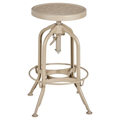 Champagne Finish Adjustable Bar Stool | Gator