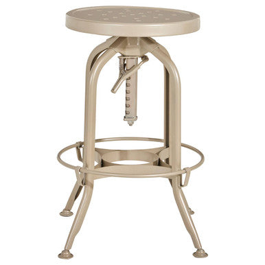 Champagne Finish Adjustable Bar Stool | Gator