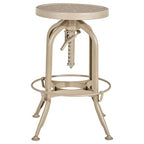 Champagne Finish Adjustable Bar Stool | Gator