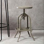 Champagne Finish Adjustable Bar Stool | Gator