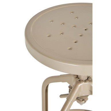 Champagne Finish Adjustable Bar Stool | Gator
