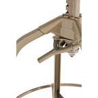 Champagne Finish Adjustable Bar Stool | Gator