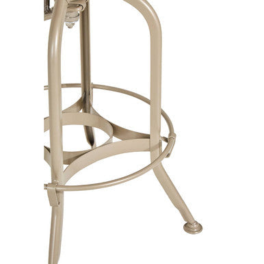 Champagne Finish Adjustable Bar Stool | Gator