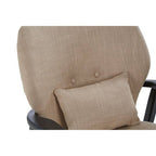 Stockholm Beige Chair With Black Wooden Frame - Nest UK