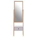 Single Drawer Floor Mirror | Rostok