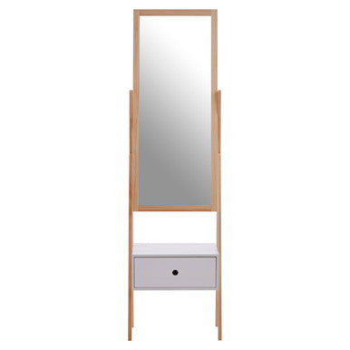 Single Drawer Floor Mirror | Rostok