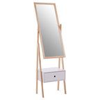 Single Drawer Floor Mirror | Rostok