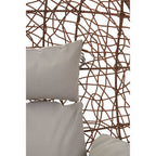 Brown Rattan Hanging Chair | Goa
