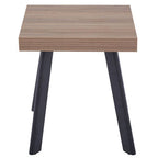 Natural Wood Side Table with U-Shaped Base | Oakwill