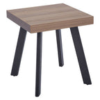 Natural Wood Side Table with U-Shaped Base | Oakwill